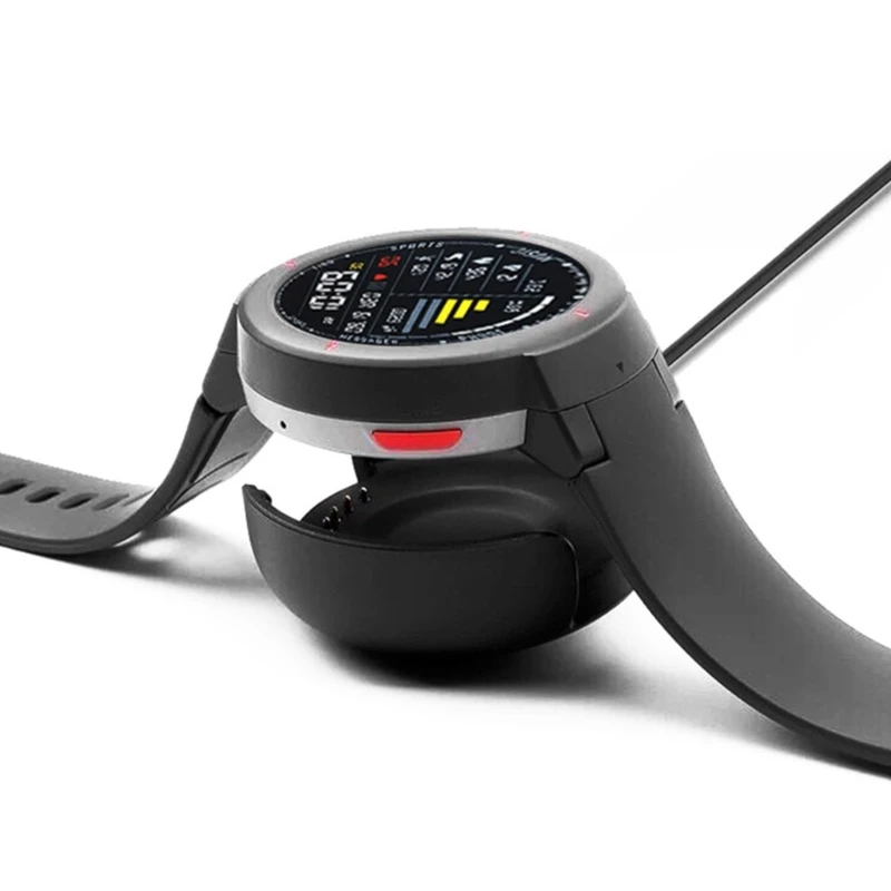 100 см/39 см Черен кабел за зареждане на Amazfit Verge 3/Verge Lite Smartwatch Директен доставка1