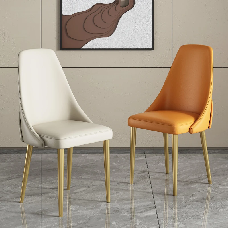 Метални Модерни трапезни столове Подкрепа на облегалката за хола Бяло Сладко скандинавски стол За възрастни, Шезлонг Jardin Средата на века Дизайнерски мебели3