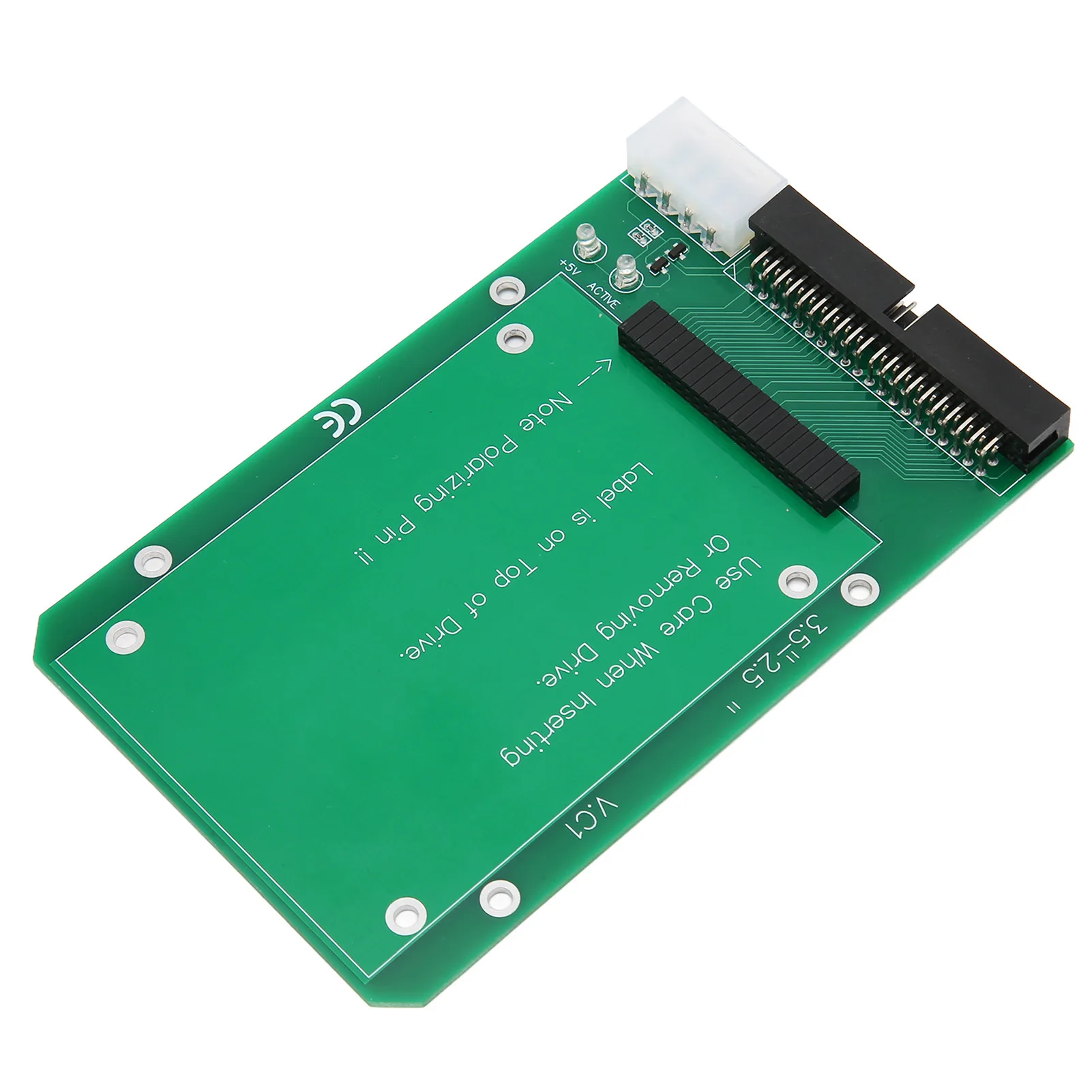 2,5 инча до 3,5-инчов SATA HDD SDD 44Pin IDE Converter карти сигурен пренос на печатна платка Адаптер за твърд диск Конвертор карти за КОМПЮТЪР на Компютър0