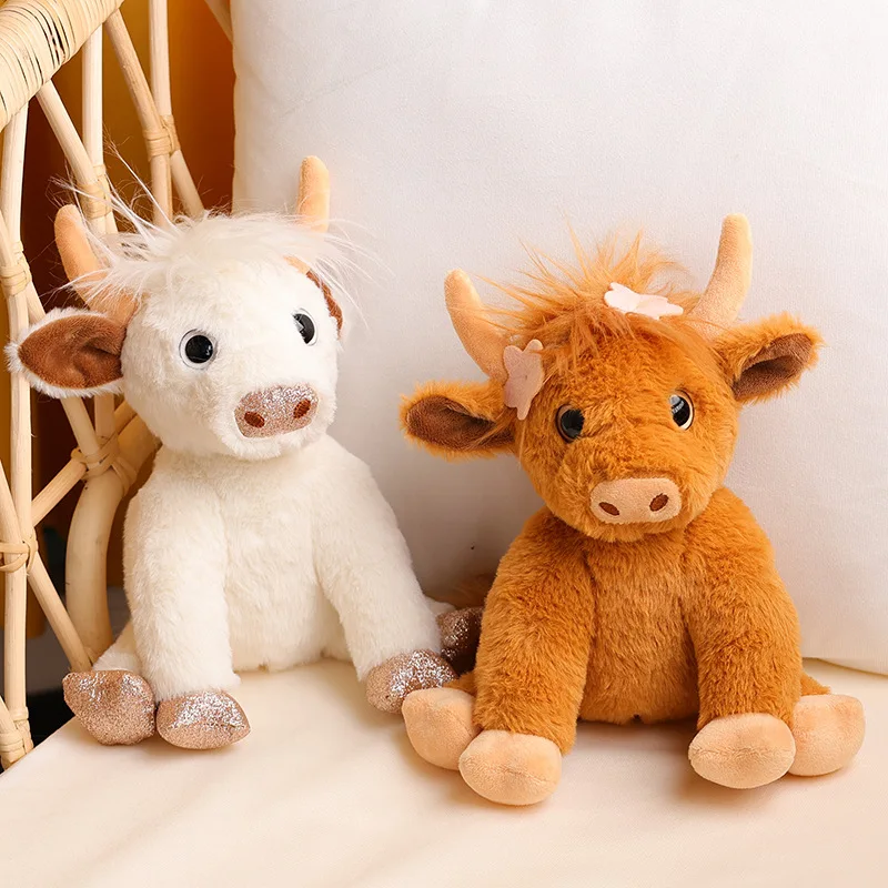 Планинска крава, сладко Як, детски плюшени играчки, подаръци за деца, детски плюшени играчки, декорации за дома, подаръци за партита0