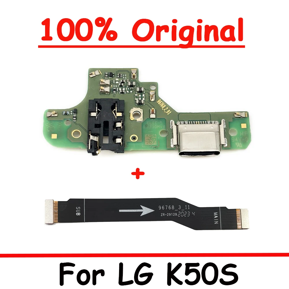 20 бр/лот Оригинален USB порт За зареждане на Такси Гъвкав Конектор Кабел За LG K22 K41S K42 K51 K50S K51S K52 K61 Модул Микрофон2