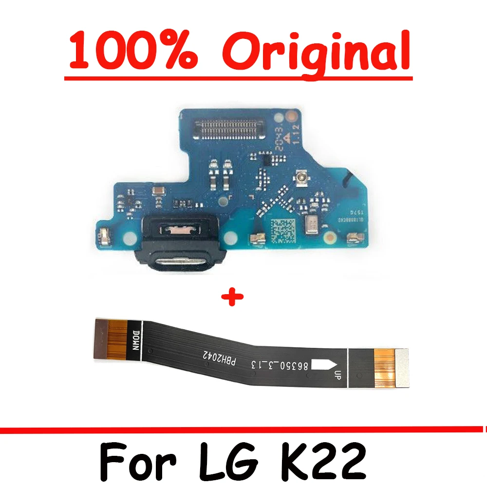 20 бр/лот Оригинален USB порт За зареждане на Такси Гъвкав Конектор Кабел За LG K22 K41S K42 K51 K50S K51S K52 K61 Модул Микрофон3