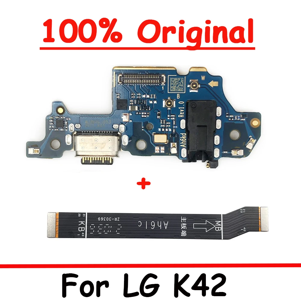 20 бр/лот Оригинален USB порт За зареждане на Такси Гъвкав Конектор Кабел За LG K22 K41S K42 K51 K50S K51S K52 K61 Модул Микрофон4
