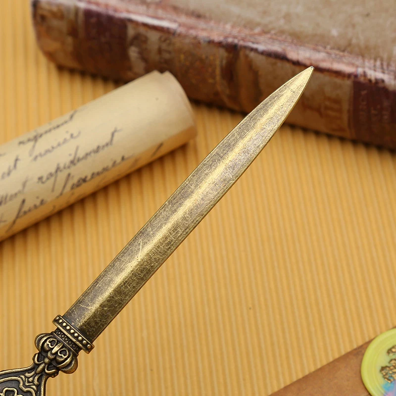 Ретро нож за отваряне на писма в европейски стил от с сплав, нож за експресна-подправяне на документи, универсален нож за разгръщане на Експресна доставка2