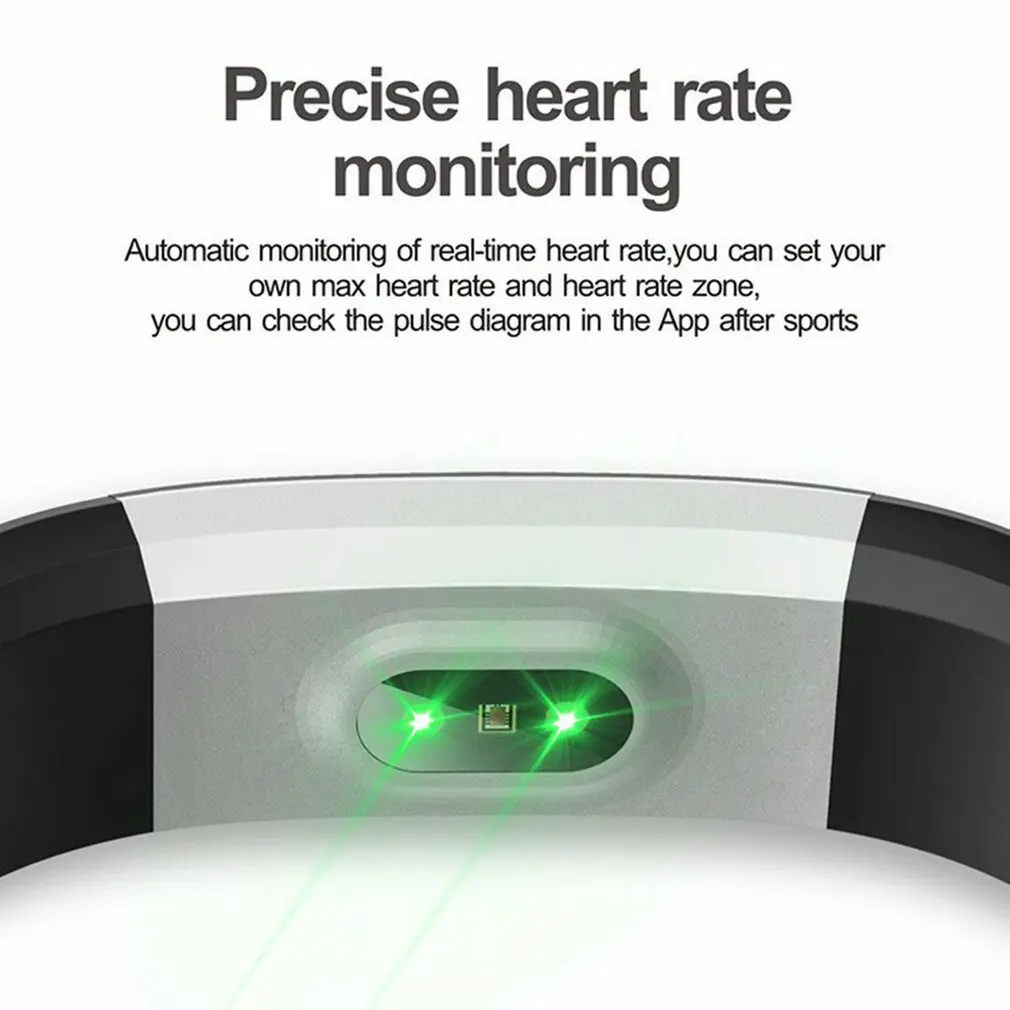 Нова smart-гривна 115plus, умен гривна за измерване на честотата на пулса, крачкомер за упражнения, наблюдение на сърдечната честота и гривна, модерен смарт гривна3