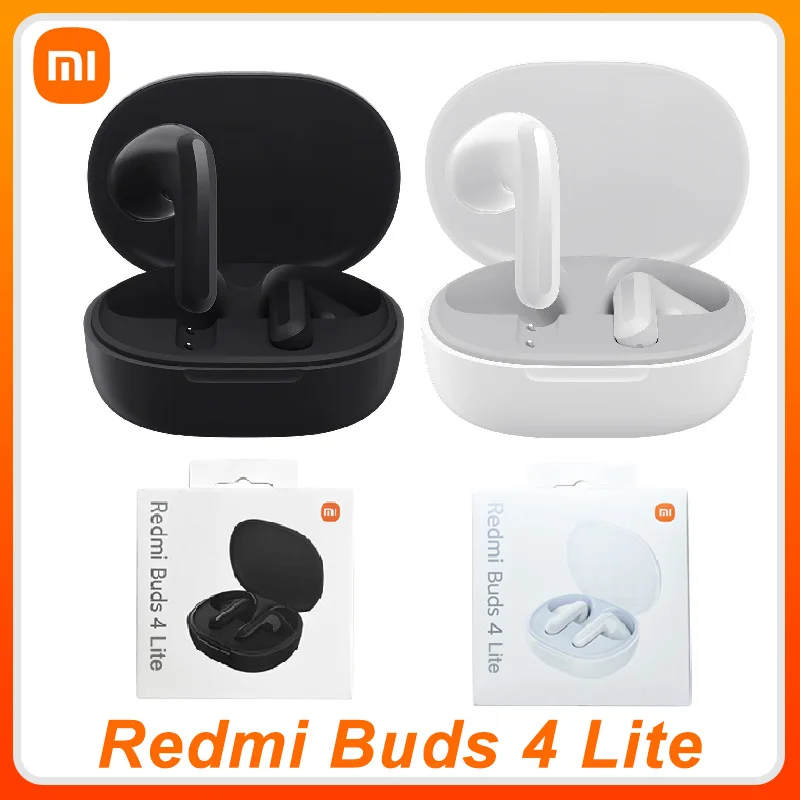 Xiaomi Redmi Рецептори 4 Lite Global Edition Настоящите безжични слушалки Bluetooth-слушалки Musci Headset Модни леки слушалки0