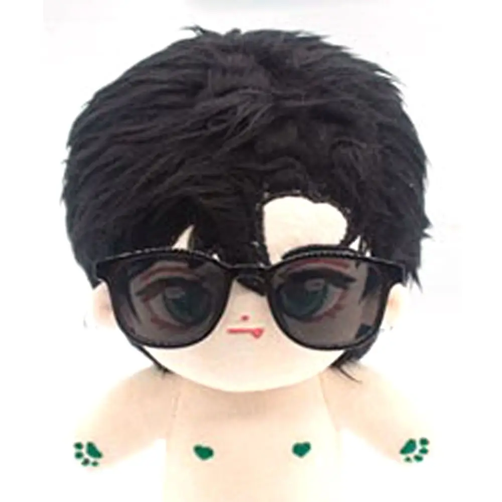 Аксесоари за мини-плюшени кукли, подарък за момичета, хубава кръгла дограма за кукли от 15-20 см, Очила за плюшени кукли, Дрехи1