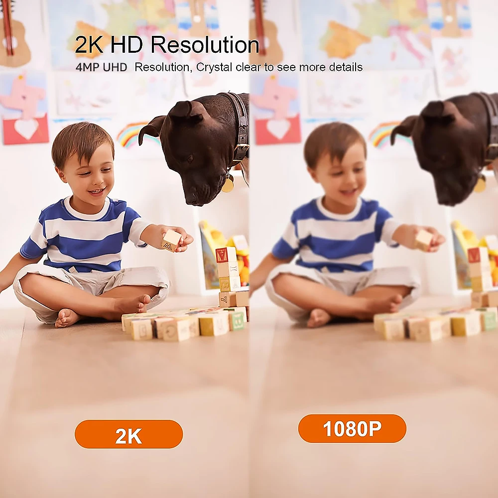2K Mini Cube Camera Безжична Камера за Гледане на деца Малки Вътрешна Камера дома за Сигурност с Нощно Виждане AI Human Detection 2-way Talk1