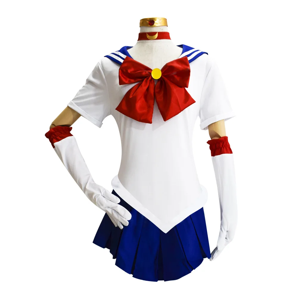 Аниме Sailor Moon Cosplay костюм Цукино Усаги Униформи Бебешка рокля за възрастни Екипировки Cosplay Хелоуин Карнавальная парти1