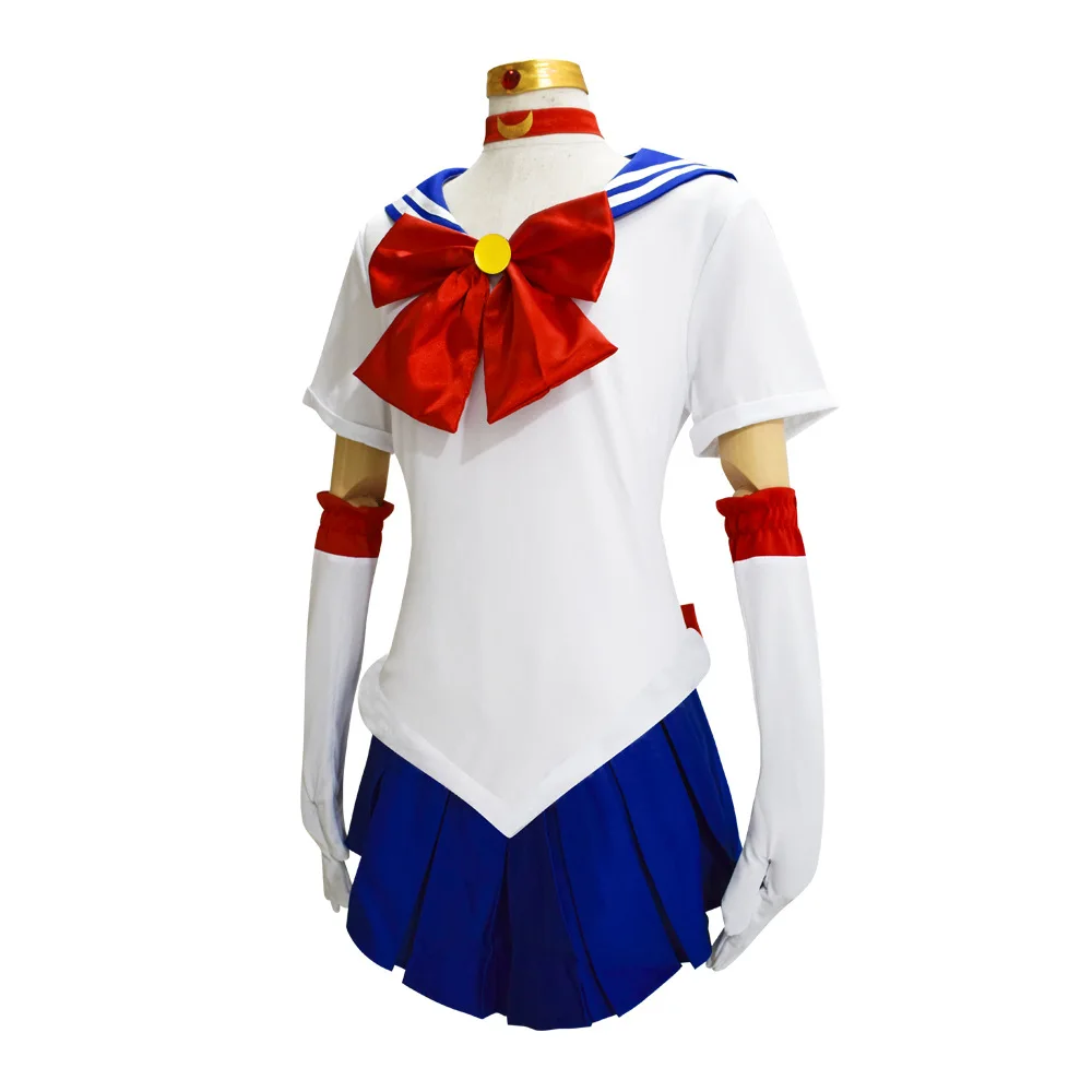 Аниме Sailor Moon Cosplay костюм Цукино Усаги Униформи Бебешка рокля за възрастни Екипировки Cosplay Хелоуин Карнавальная парти2