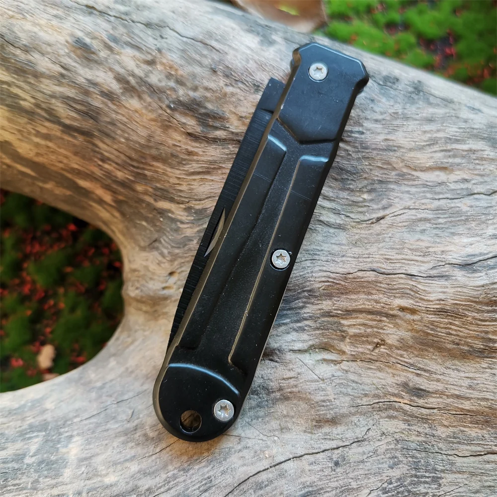 Мини Сгъваем джобен нож от неръждаема стомана, ключодържател, окачване, уличен нож във формата на грах3