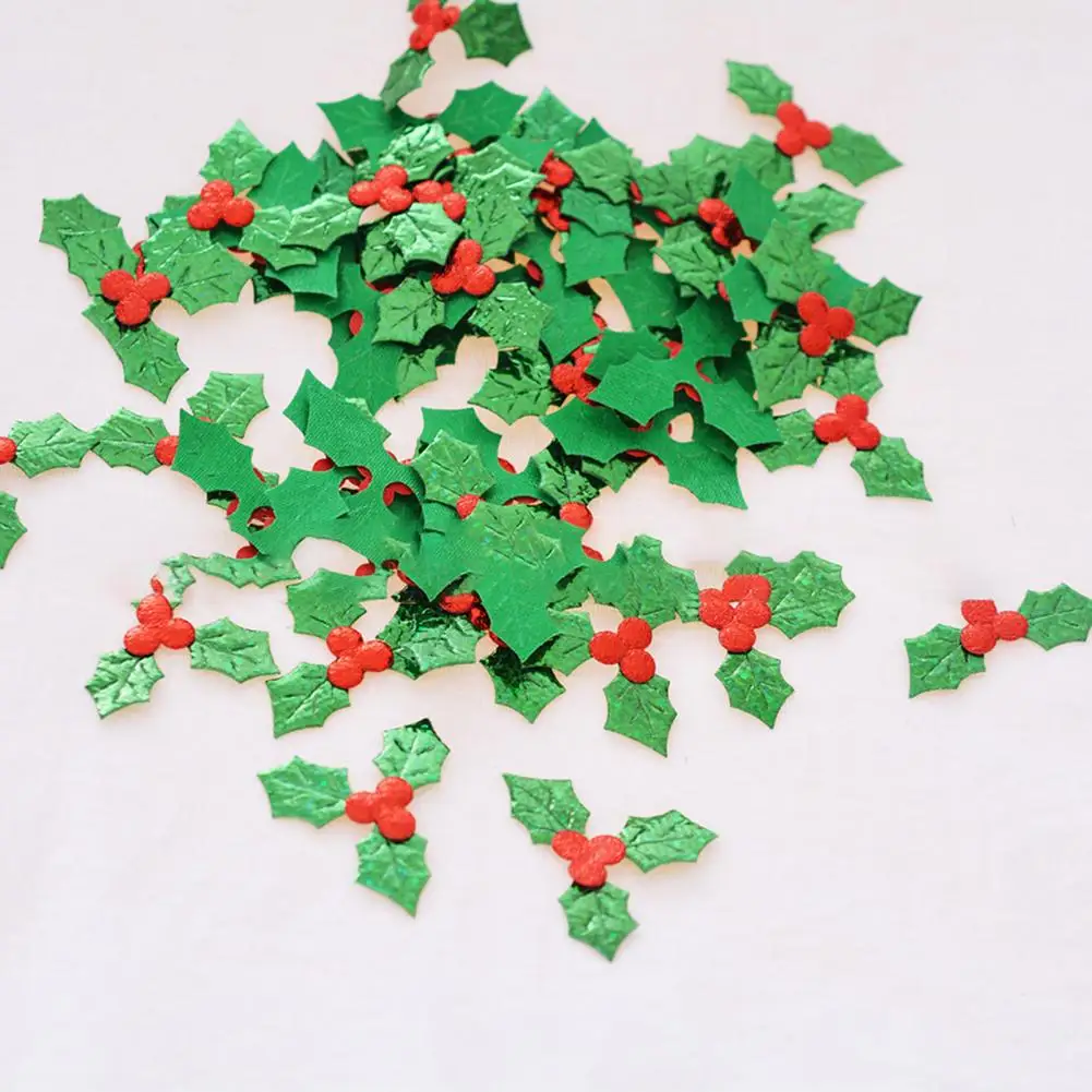 Коледна нашивка за украса на Коледна нашивка от нетъкан текстил Празнични украси за поли във формата на коледно 100 бр. нетъкан текстил за многократна употреба3