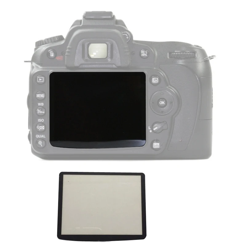 Резервни Части за външна защита на LCD екрана Nikon D80 D90 D200 D300 D3000 D3100 D3200 D3300 D5000 D5100 D7000 SLR0