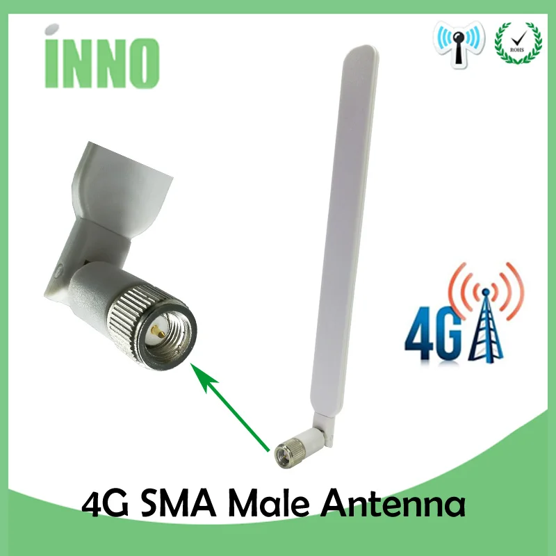 Eoth 5pcs 4G lte антена 5dbi SMA Штекерный конектор antenne за рутер huawei външен ретранслатор безжичен модем antene1
