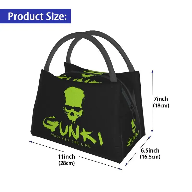 Gunki-fiambreras portátiles para mujer, bolsa térmica multifunción против aislamiento para alimentos, contenedor de Pinic para viaj2