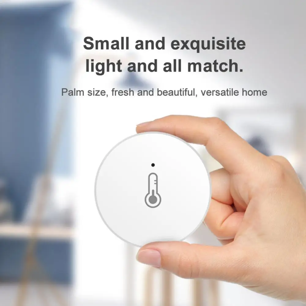 1/2 бр. Сензор за температура и влажност на Hristo ZigBee Работи С Алекса Google Home Smart home Smart Life/Sasha Smart App Control5
