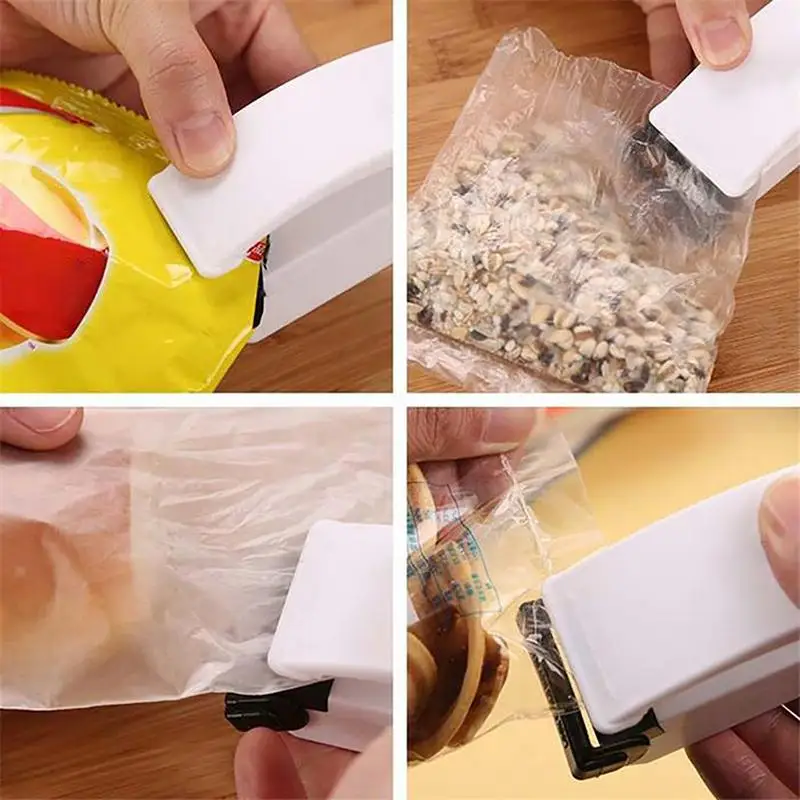 Мини-опаковчик пакети за чипс Ръчно Вакуум мерки и Теглилки торбички за чипс Машина за повторно запечатване на пакети Преносим теглилки пакети за закуски, торбички за чипс, храни2