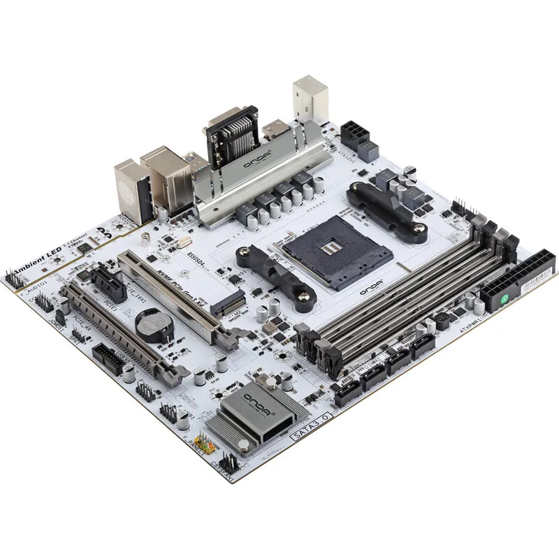 Комплект дънната платка ONDA AMD B550 SD4 W AM4 с процесор Ryzen 5 5600 поддържа памет DDR4 64G PCIE4.0 M. 2 NVME2