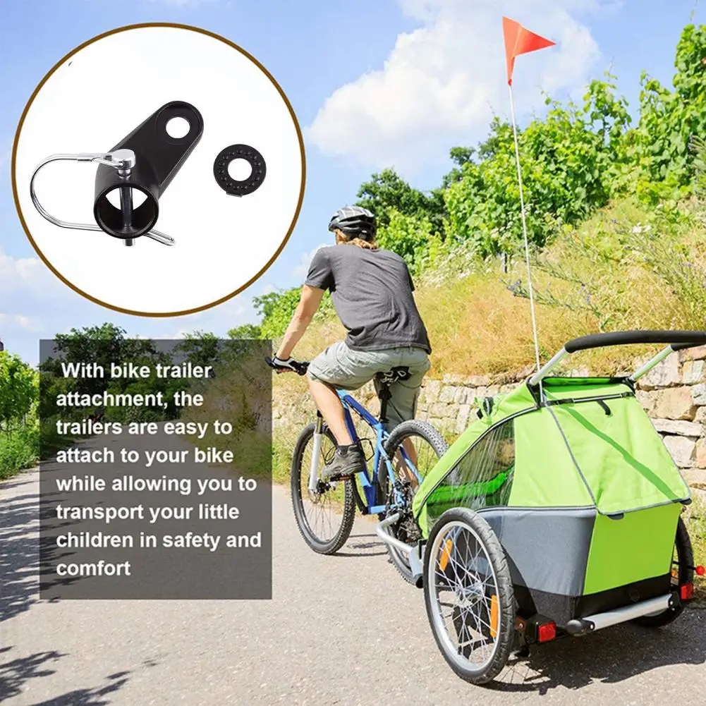 Велосипедна буксировочная съединител, универсален куплунг за ремарке за тежки условия на експлоатация, необходимия куплунг за ремарке за велосипед за деца/на кучета, детска количка2