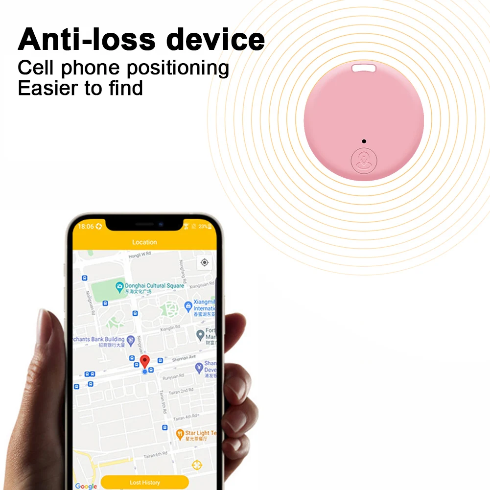 Аларма GPS Локатор Преносим Трекинговый Търсещия Локатор, който е Съвместим с Bluetooth, Анти-Изгубената Сигналната Етикет за Откриване на багаж, Чантата си, Деца3