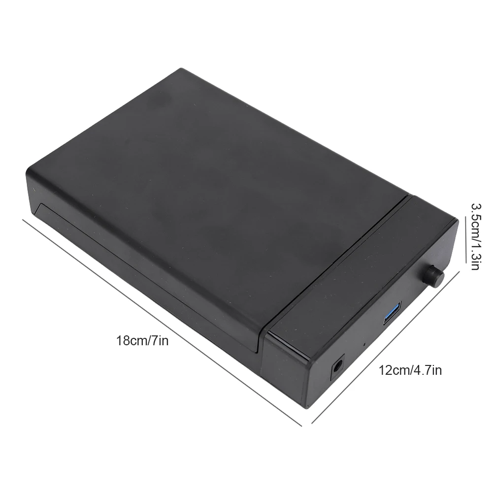 Корпуса на твърдия диск, EU/UK Plug Plug and Play HDD SSD докинг станция за външен твърд диск, Зарядно устройство за 3,5-инчов твърд диск SATA 1/2/3 SSD5