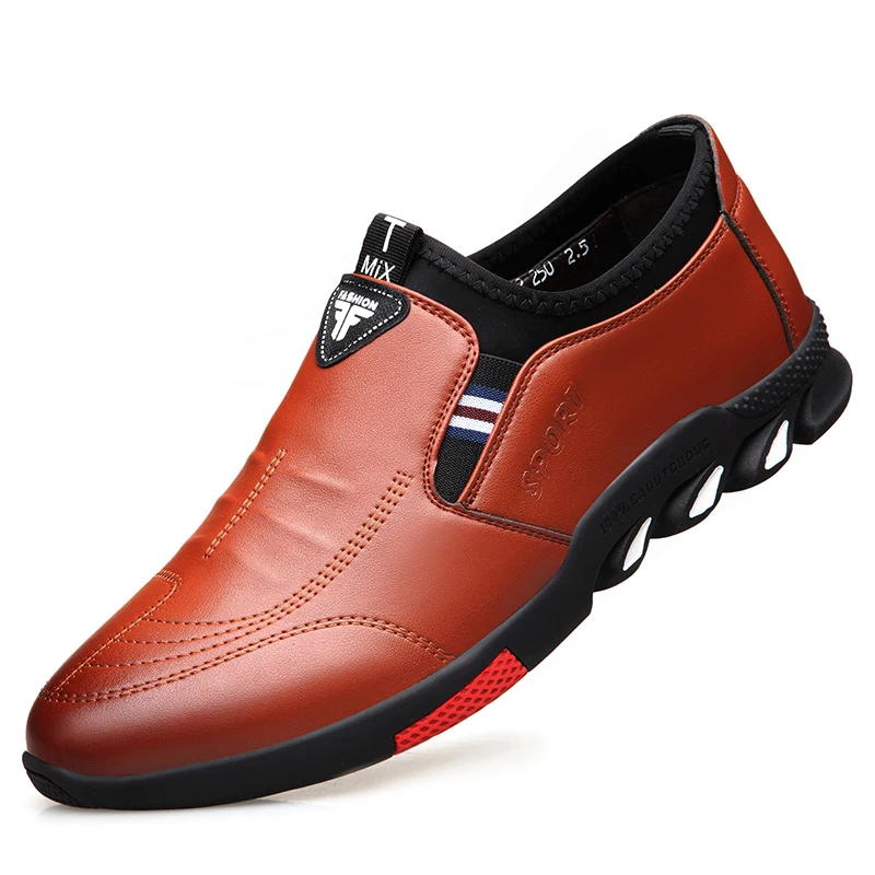 Кожени обувки за мъже, Пролетно новост, мъжки Ежедневни бизнес Нескользящая дишаща универсална обувки с мека подметка, 2023, Лоферы, Zapatos5