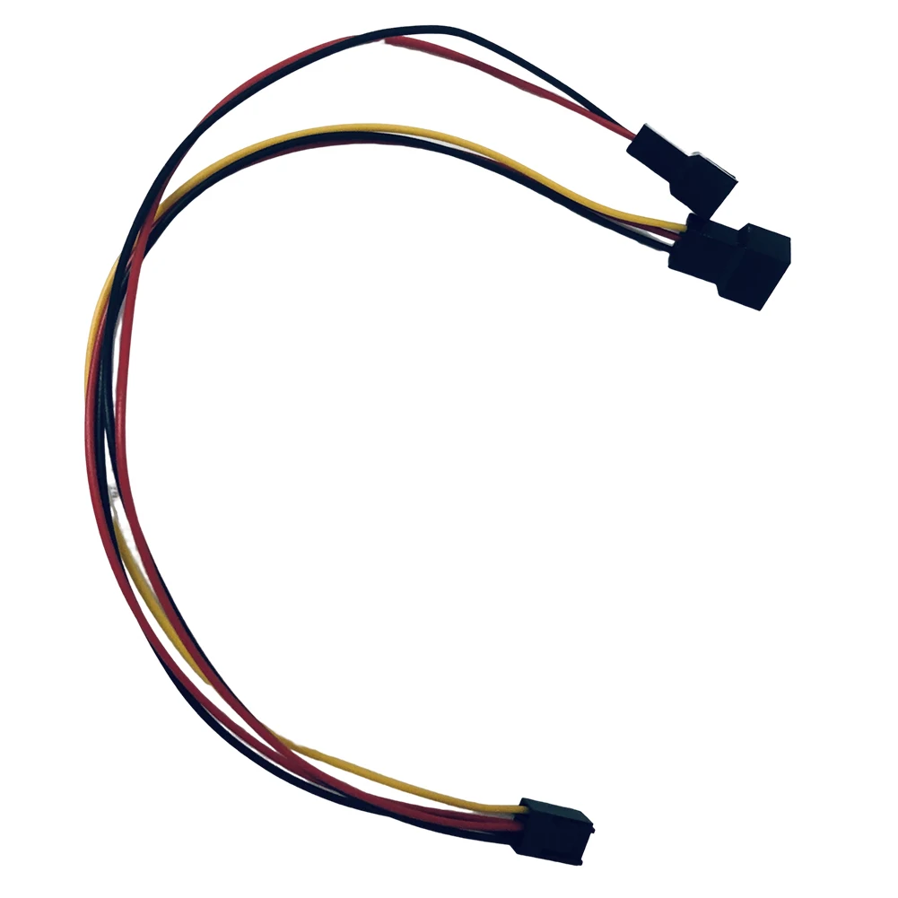 5шт 12 В 3-пинов конектор за 2/3-контактен конектор PC Фен Power Splitter Удлинительный кабел3