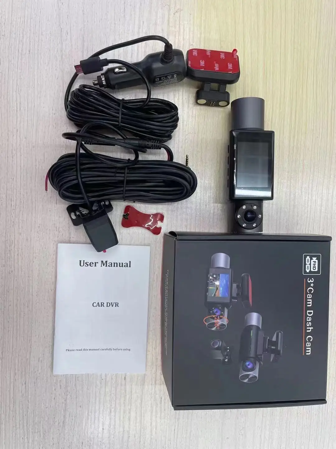 Авто Черна кутия KG330 с 2-инчов екран и три лещи за нощно виждане, автомобилен видеорекордер Dash Cam Recorder\5