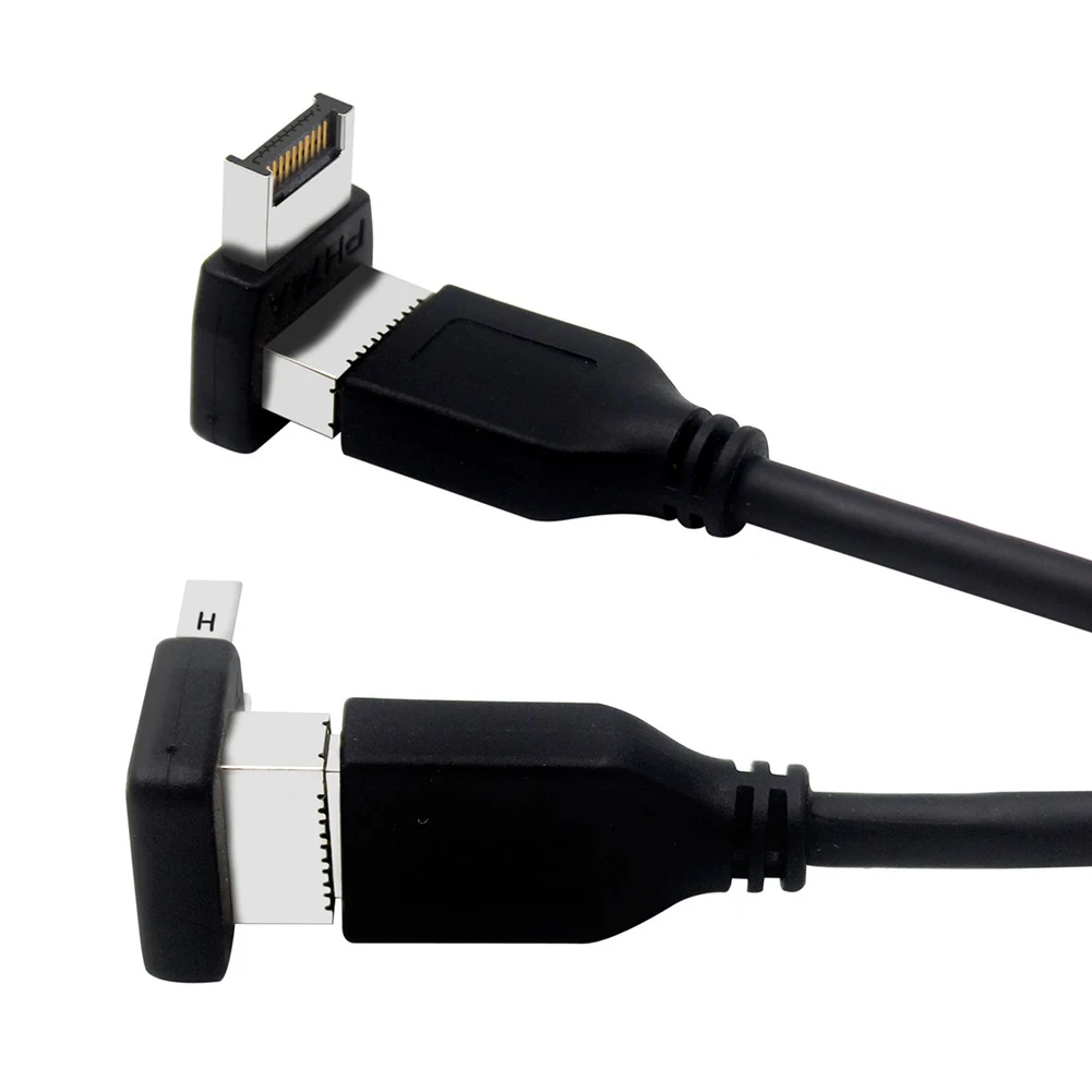USB Type 3.1-E 90-градусов конвертор USB адаптер конектор на дънната платка, Аксесоари за КОМПЮТРИ, части за работния плот, направи си сам5